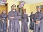  ?? FILE PHOTO ?? ■ The protesting nuns at Kuravilang­ad in Kerala.