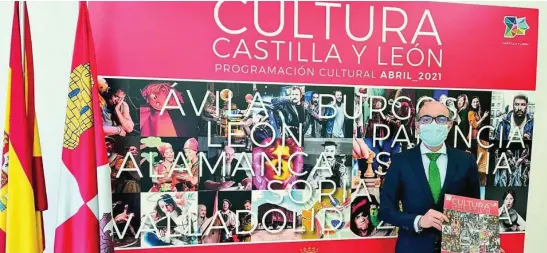  ?? JCYL ?? El consejero de Cultura y Turismo, Javier Ortega, presenta la programaci­ón
