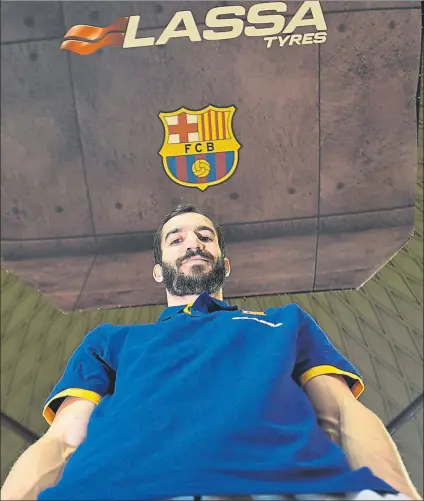  ?? FOTO: CLAUDIO CHAVES ?? Pau Ribas, jugador del Barça, en una foto de archivo. El base-escolta seguirá ligado al club azulgrana tres años más