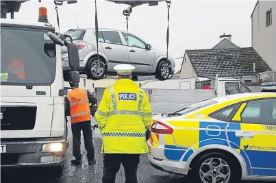  ?? Picture: Kim Cessford. ?? Abandoned and untaxed vehicles are a growing problem in Fife.