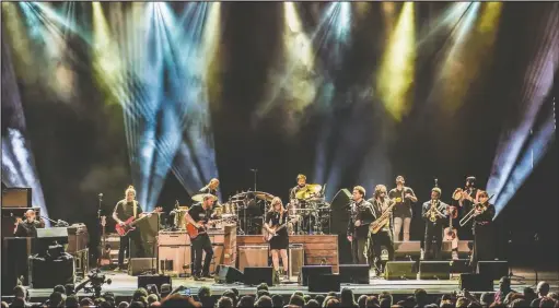  ?? COURTESY PHOTO ?? The Tedeschi Trucks Band — a husband and wife duo along with another 10 talented musicians brought together to make one team — will headline the Wheels of Soul 2017 tour Tuesday at the Walmart AMP.