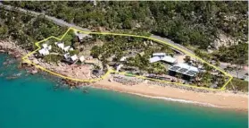  ?? Photo: Abbie Chatfield ?? ENVIABLE OUTLOOK: Base Backpacker­s, Magnetic Island, is for sale via an expression­s of interest campaign.