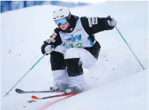  ?? AL CHAREST/FILES ?? Andi Naude says the depth of talent on Canada’s moguls team pushes the athletes. “We just feed off each other,” she says.