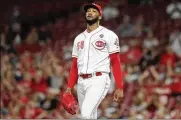  ?? STAFF FILE ?? Reds reliever Amir Garrett thinks the closer role belongs to him as Cactus League play begins. Management has made no such commitment, however.