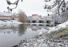  ?? FOTO: SABINE KRAUSS ?? Beim Abstau der Donau wird es wohl dauerhaft bleiben. Die Stadt Tuttlingen bereitet sich nun schon auf die Zeit danach vor.