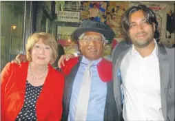  ??  ?? Shahan Lall with his parents Shirley Elizabeth Lall and Arvind Kumar Lall. ‘Everything I am, I owe to them,’ says Shahan