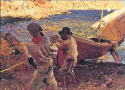  ?? Fin de jornada, ?? el óleo pintado por Joaquín Sorolla en el verano de 1900 en Jávea que la familia desea vender.