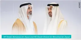  ?? ?? HH Sheikh Mohamed bin Zayed and HH Sheikh Khaled bin Mohamed bin Zayed