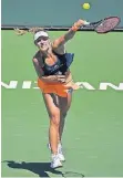  ?? FOTO: DPA ?? Angelique Kerber agierte in Indian Wells einmal mehr glücklos.