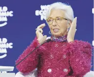  ?? Epa/Laurent Gillieron ?? Christine Lagarde Presidente dell’Fmi