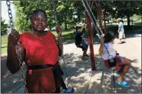  ?? NANCY STONE/CHICAGO TRIBUNE FILE PHOTOGRAPH ?? Elizabeth Ralyea, photograph­ed in Humboldt Park in Chicago on June 5, 2017, grew up in Burkina Faso in West Africa where she underwent female genital mutilation as a very young girl. Ralyea, a nurse, is now outspoken against the practice.
