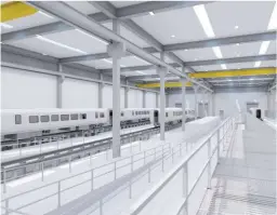  ?? SIEMENS. ?? An artist’s impression of inside the Goole factory.