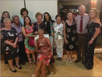  ??  ?? Wicklow Golf Club’s Lady President Phyl Long was joined by the club’s lady captain Doreen McGettigan and all the winners of the Lady President’s Prize recently.