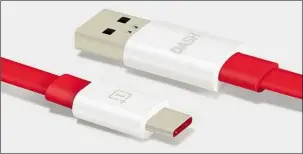  ??  ?? BELOW The Dash Charge system from OnePlus sticks to 5V, but uses up-rated cables and connectors to deliver higher current