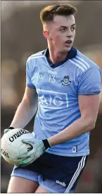 ??  ?? One to watch - newcomer Oisin Lynch.