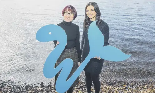  ??  ?? 0 Helen Ross and Eilidh Marshall from Inverness firm Whale- Like Fish are taking part in the Small Business Saturday UK roadshow