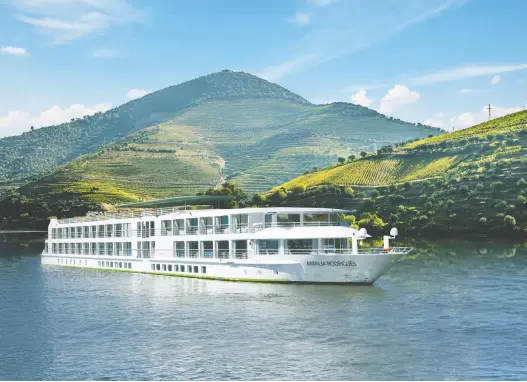  ?? PHOTOS: PAT LEE ?? Croisieuro­pe’s Amalia Rodrigues is the newest ship in the French company’s fleet of river cruise vessels. Take in the views on a private terrace or shared deck.