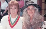  ??  ?? Bill Wyman with his former wife, model Mandy Smith who he married when she was aged 18 and he was 52