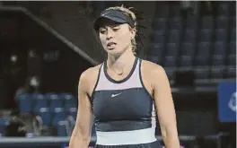  ?? FOTO: EFE ?? Paula Badosa cayó en su debut en el WTA de Tokio