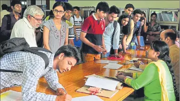  ?? HT FILE ?? Even today, students prefer opting for traditiona­l courses.