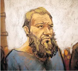  ?? JANE ROSENBERG / THE ASSOCIATED PRESS FILES ?? Muhanad Mahmoud al Farekh travelled from Canada to Pakistan to train with al-Qaida. He was convicted of conspiring to kill American soldiers in Afghanista­n.