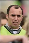  ??  ?? Wicklow ladies manager Mark Murnaghan who went into voluntary self-isolation after returning from Cheltenham.