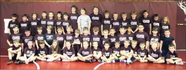  ?? Photo by Bob Parana ?? 2022-2023 Ridgway JO wrestlers.