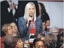  ?? BRYON HOULGRAVE/USA TODAY NETWORK ?? Hundreds attend the Presidenti­al Gun Sense Forum Saturday in Iowa.