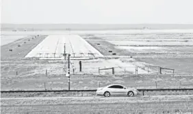  ?? TREVOR HUGHES/USA TODAY ?? The 8,000-foot-long runway at Front Range Airport outside Denver is expected to open for business as Spaceport Colorado by year’s end.