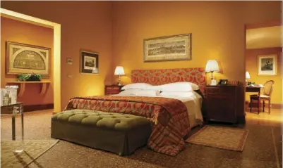  ??  ?? STARTING RATE Romantic Room from € 375 per night; Grand Suite from € 900 per night, breakfast always included.