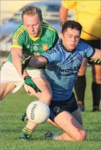  ??  ?? The likely return from injury of St Colmcille’s man Ben Brennan is a major boost to Meath’s chances of reaching the Leinster Junior Final this week.