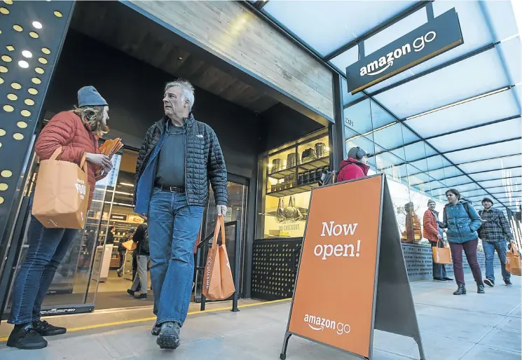  ?? Picture: Getty Images ?? Market commentato­rs suggest Amazon, one of the world’s biggest online retailers, could be heading for South Africa.