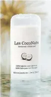  ?? SARAH CAREY ?? Les CocoNuts skin care: a healthy glow to accessoriz­e with your outfit.