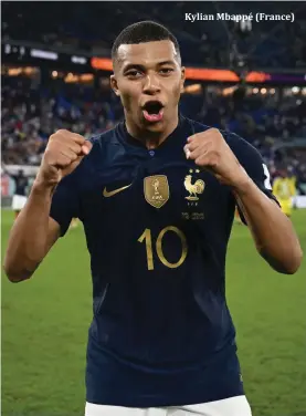  ?? ?? Kylian Mbappé (France)