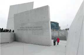  ?? TONY CALDWELL / POSTMEDIA NEWS ?? The National Holocaust Monument in Ottawa.