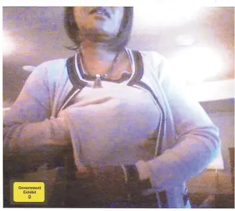  ?? Boston Herald File ?? INFAMOUS IMAGE: Former state Sen. Dianne Wilkerson is shown above stuffing a cash bribe in her bra in 2008. A representa­tive of Wilkerson pulled papers to run for the 2nd Suffolk seat, according to Secretary of State William Gavin’s office.