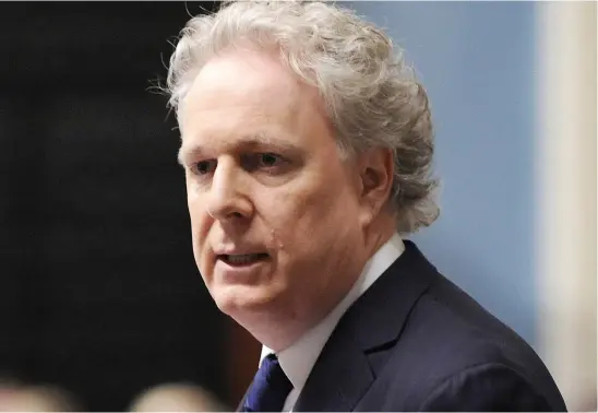  ?? PHOTO D’ARCHIVES, LE JOURNAL DE QUÉBEC ?? L’ancien premier ministre du Québec Jean Charest touchera environ 178 000 $ canadiens par année pour une « mission de conseil ».