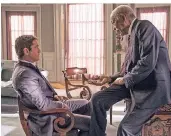  ?? FOTO: DPA ?? Gerard Butler (l.) als Agent Mike Banning und Morgan Freeman als Allan Trumbull in „An
gel Has Fallen“.