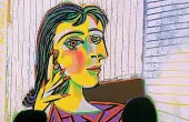  ??  ?? Pablo PIcasso «Ritratto di Dora Maar»