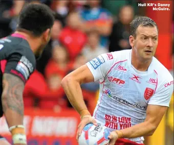  ??  ?? Hull KR’S Danny Mcguire.