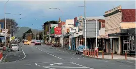  ?? PHOTO: WARWICK SMITH/STUFF ?? Woodville businesses are losing money as fewer vehicles pass through the town.