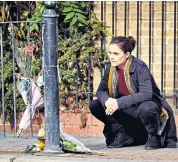  ??  ?? Paper tigers: Ben Chaplin, left, plays tabloid editor Duncan Allen in Press, while reporter Holly Evans is played by Charlotte Riley, right