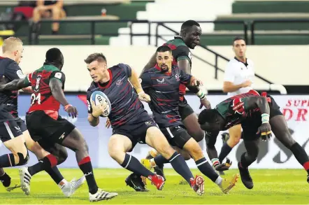  ?? Photo Christophe­r Pike - World Rugby ?? Les Etats-Unis d’AJ MacGinty n’ont manqué qu’une seule édition de la Coupe du monde, en 1995.
CANAL+ SPORT
WORLDRUGBY.TV
WORLDRUGBY.TV
CANAL+ SPORT
CANAL+ SPORT
RUGBYZONE.TV (SPORTALL)
RUGBY+ CANAL 253
RUGBY+ CANAL 254
RUGBY+ CANAL 255
RUGBY+ CANAL 256