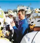  ?? GOUCHER ATHLETICS ?? Kyle Hannan, Goucher’s all-time winningest men’s lacrosse coach, is hoping to return the Gophers to the relevance they enjoyed during Hannan’s tenure.