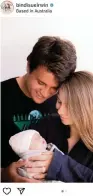  ??  ?? Bindi Irwin and her husband, Chandler Powell, have had a baby girl. Meet Grace Warrior Irwin Powell, the granddaugh­ter of the late ‘Crocodile Hunter’ Steve Irwin.