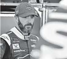  ?? JASEN VINLOVE, USA TODAY SPORTS ?? Defending Cup champion Jimmie Johnson is 16th in points, but he has overcome slow starts in recent seasons.