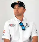  ??  ?? TEAM LEADER. Toyota Gazoo SA’s leading driver, Giniel de Villiers.