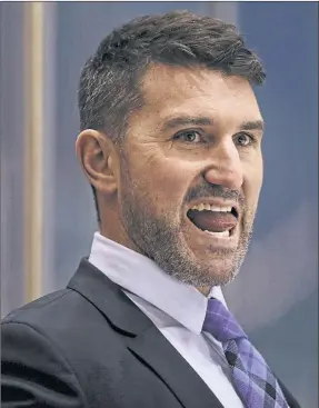  ??  ?? NO THIN ICE: Ryan Finnerty ‘has done a very good job over the past four seasons’ at Braehead Clan according to Gareth Chalmers.