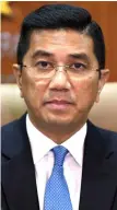  ??  ?? Dato Seri Mohamed Azmin Ali