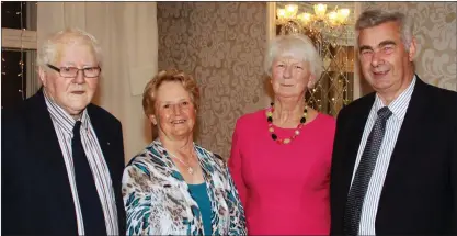  ??  ?? John and May Hurley with Dorothy and Henry Johnson.